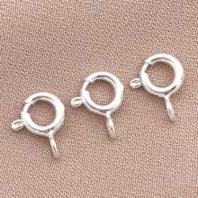 5/10/15 stuks 18K vergulde veersluitingen messing ronde sluitingen open ring sieraden veersluiting sieraden connector sluitingen voor armband ketting sieraden doe-het-zelf knutselen maken