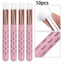 10/20pcs Eyelash Cleaning Brush Lash Shampoo Brush For Eyelash Extensions Peel Off Nose Pore Blackhead Remover Makeup Tools