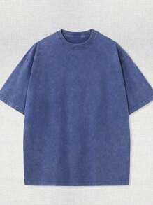 230G Double-Sided Washed, May You Always Have A Grateful Heart Printed T-Shirt, High-Quality Wax Printed Cotton Retro Fashion Brand T-Shirt, With A Certain Thickness Suitable For Summer T-Shirts, Holiday Gifts, Perfect Gifts