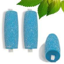 5 Pcs Velvet Smooth Express Pedi Foot File Roller Replacement Head Refills For Scholl - Black - View 10