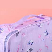 Miniso Sanrio Kuromi Cute Cartoon Travel Set (3 Pieces) - Purple, Fashionable, Lightweight And Easy To Carry (1 PC) - Purple - View 2