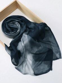 1pc Women's Soft Asymmetrical Digital Printed Pattern Modal Hijab Scarf For Dress - Multicolor - View 11