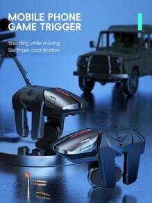 DATA FROG DATA FROG G21 Six Fingers Mobile Phone Android IOS Game Trigger For Aim Shooting L1 R1 Alloy Key Button For IPhone