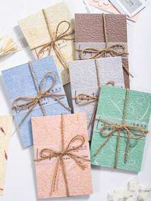 30pcs Retro Vintage Decorative Papers, Layered Scrapbooking Supplies, Memo Notes & Labels Writing Papers, 6 Styles - Multicolor - View 2
