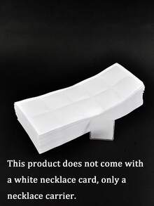 项链链袋、自粘式展示卡套、实用透明项链链收纳袋 - PVC 首饰袋、透明项链保护收纳袋、珠宝制作展示和包装用品、透明 PE 聚乙烯（带 PET 薄膜涂层）、用于零售展示和储存的一次性珠宝包装，女士夏季必备收纳整理器礼品，女士旅行收纳整理器旅行必需品礼品，返校礼物