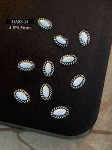 Geassorteerde 5 stuks/30 stuks/50 stuks nieuwe nagelkunst Boucheron-serie decoraties, vintage paleisstijl exotische platte versieringen, strass-steentjes