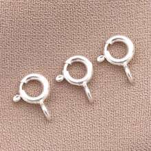 5/10/15 stuks 18K vergulde veersluitingen messing ronde sluitingen open ring sieraden veersluiting sieraden connector sluitingen voor armband ketting sieraden doe-het-zelf knutselen maken