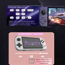 powkiddy Retro Entertainment Controller X39PRO, Classic Upgraded Player Arcade Joystick, 4.5-Inch IPS Screen, 64GB 5500+ Games, USB Charging, Birthday, Christmas, Thanksgiving, Childhood Memory Gift For Gamers