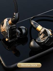 QKZ SK8 Heavy Bass Headphones Computer Gaming Wire Control With Wheat Sports In-Ear Lol Gaming Earbuds 3.5mm Jack