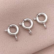 5/10/15 stuks 18K vergulde veersluitingen messing ronde sluitingen open ring sieraden veersluiting sieraden connector sluitingen voor armband ketting sieraden doe-het-zelf knutselen maken