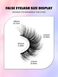 Asiteo New Hot Selling 7 Pairs Cat Eye False Eyelashes, Thick Curly Lashes, Flared Ends, Long Lashes, Fluffy Soft Natural Looking Faux Mink Eyelashes - 眼尾拉長款 - 查看 6