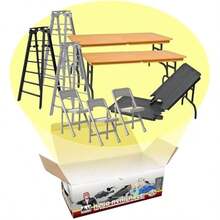 Tables Ladders And Chairs Match Accory Set For Wrestling Action Figures - as pic - View 3