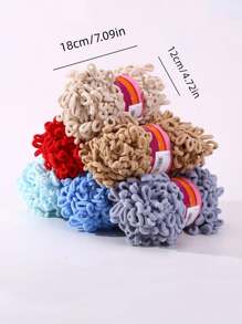 1pc/8m Soft Chunky Yarn For DIY Crochet Projects Like Dolls, Bags, Sweaters, Blankets, 100g Per Skein