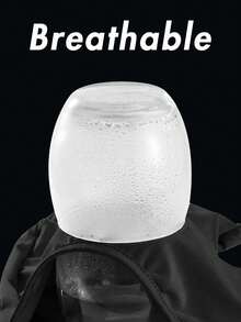 1pc Devil Smile Printed Balaclava - Breathable, Quick-Dry Full Face Mask For Men, Sweat-Absorbent & Dustproof, Ideal For Cycling & Outdoor Sports, Black & White Options, Cycling Face Cover - Multicolor - View 6