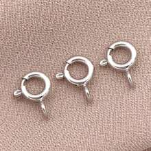 5/10/15 stuks 18K vergulde veersluitingen messing ronde sluitingen open ring sieraden veersluiting sieraden connector sluitingen voor armband ketting sieraden doe-het-zelf knutselen maken