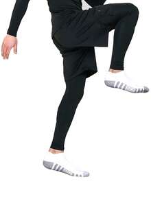 28 双男士透气、防臭、吸湿排汗针织面料柔软舒适运动踝袜，适合返校、狂欢节、斋月，保暖速干，适合居家、滑冰、骑自行车、跑步、旅行、徒步旅行和各种运动 - 彩色 - 查看 10