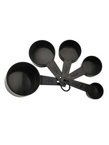 Juego de 10 piezas de tazas y cucharas de medición apilables de KitchenAid, herramientas de cocina y repostería - Multicolor - Ver 6