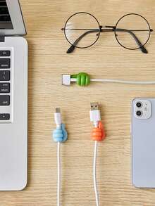 100/50/30/20/15/10/8/3/1 Ganchos para dedos pulgares para almacenamiento de cables, almacenamiento de cables de datos, dispositivo de fijación de cables de carga, ganchos de goma resistentes a los arañazos y no porosos, ganchos de goma para cables de datos, ganchos pequeños para dedos pulgares, ganchos de goma sin perforación para fijación de cables de carga en escritorios de oficina y dormitorios (no se recomienda colgar objetos pesados)