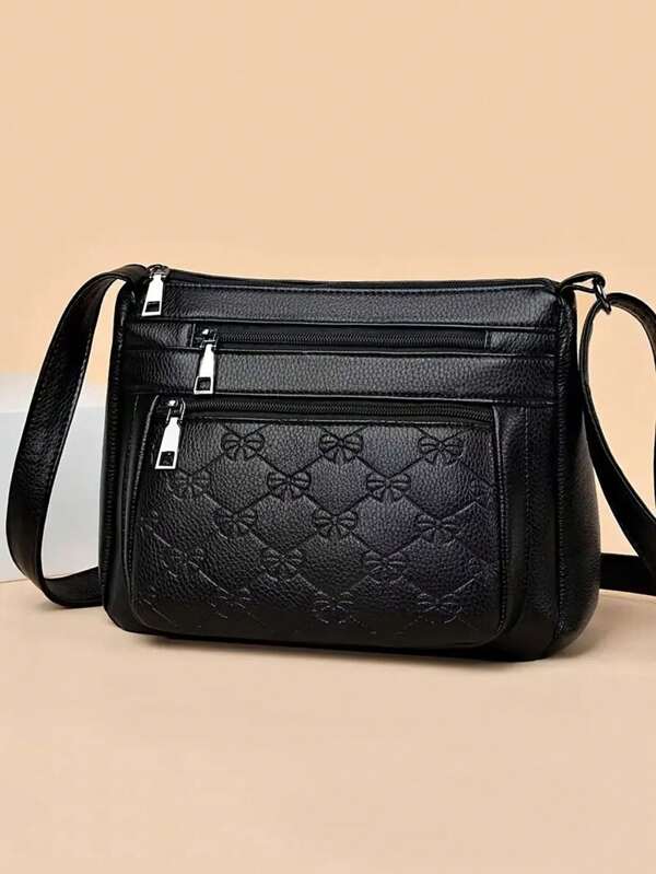Sanrio 1pc Women's Casual And Fashionable Crossbody Bag. Secure And Adjustable Shoulder Strap. Can Hold Mobile Phone, Wallet, Cosmetics And Daily Necessities.