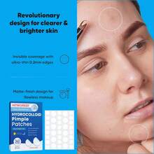 360 片水胶体圆形痘痘贴 360 片痘痘贴、360 片日夜痘痘贴、温和不刺激 - 防水透气、遮瑕痘痘贴、遮盖痘痘和瑕疵、面部和皮肤护理痘痘贴 - 隐形、超薄必备 - 藍色 - 查看 4