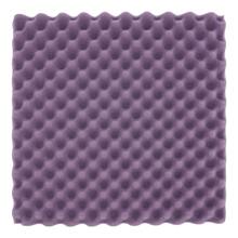 CNCEST CNCEST 10 pezzi Pannelli acustici Isolamento acustico autoadesivo 50 * 50 * 20 cm Assorbitore acustico Tappetini fonoassorbenti adatti per luoghi in cui è richiesta la riduzione del suono e del rumore (grigio/viola/nero)