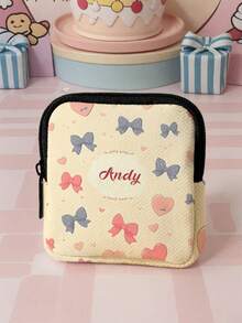 1pc Customizable Name Coin Purse/Pouch, Lightweight And Suitable As A Gift For Girls, Boys, Friends, Birthdays, Children's Day - Multicolor - View 5