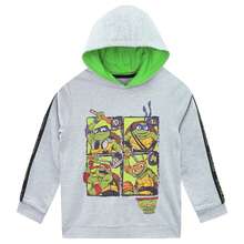 Teenage Mutant Ninja Turtles Hoodie | TMNT Boys' Hooded Jumper | Kids' Sweaters - Grey - View 1