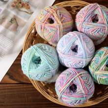 1Pc Vibrant Acrylic Fiber Yarn, 50g Each - Super Soft 4-Ply Knitting & Crocheting Yarn In Assorted Colors For DIY Sweaters, Hats, Gloves - , Knitting Accessories And Supplies