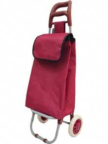 買菜購物車手拉車攜帶折疊兩輪家用超市老人手推車