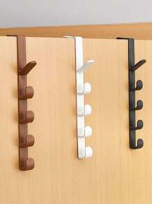 Bedroom Door Hanger, Clothes Hanging Rack, Over The DoorPlastic Home Storage, Organization Hooks, Purse Holder For Bags Rails, Door Hooks No-Drill Wall Hanging Coat Rack Gods On The Door, Hanging Bracket Wall Hanging Sub Strong Non-Marking Clothes Cap Coat Hooks, Hangers Wall Hanging Shelves Hat Storage Artifacts Bathroom Decor Summer