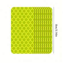 10pcs Universal Reflective Stickers, Cycling Accessories, Reflective All Light Sources Reflective Decorative Stickers