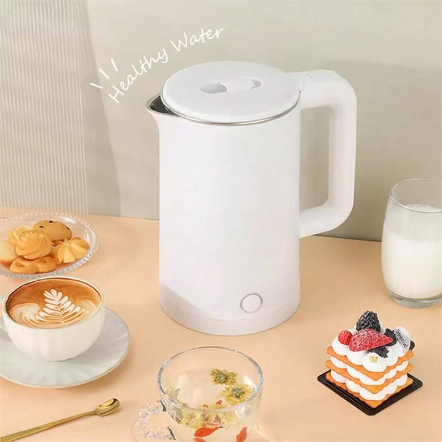 NetHong 2L Electric Kettle Glass Fast Boil 1500W 360° Blue LED Illuminated Portable Jug