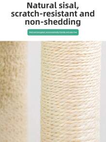Cat Climbing Tree, Sisal Cat Scratching Post, Large Cat Activity Tower, Pet Supplies & Toys