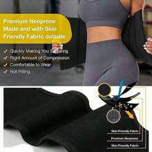 1 pièce Gaine de taille pour femme, Ceinture de gaine, Ceinture de sudation pour sauna, Ceinture de taille pour sport, Amincisseur de taille, Sculpteur de taille, Accessoire d'entraînement abdominal pour le fitness, Accessoires Fajas Lumbares