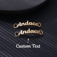 Individuelle Schuhschnallen für Frauen und Männer aus Edelstahl, personalisierte Schnürsenkel-Schnalle, individualisierte Sneaker-Deko-Charm-Accessoires, Schmuck, Waldtöne - A - Übersicht 12