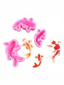 Koi Fish Silicone Mold Fish Candy Gummy Mold Small Chocolate Baking Mold Tool For Cake Decoration Candle Mold - KC-A-784 - View 4