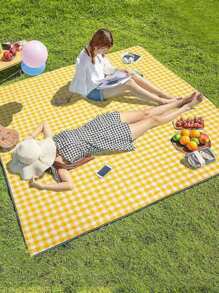 1 Piece Outdoor Picnic Mat, Portable Thickened Camping Mat, Beach Moisture-Proof Mat, Tent Ground Mat, Waterproof Lawn Mat, Travel Blanket For Indoor And Outdoor Family Games.