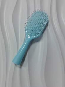 1 pieza Cepillo de pelo portátil y vertical de color macaron, lindo y antiestático, adecuado para hombres y mujeres con cabello largo - Multicolor - Ver 12