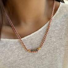 1 件波西米亚风格心形吊坠编织项链，镀 18K 金，适合作为送给妻子、母亲和女朋友的礼物，女士珠宝项链手链 - 彩色的 - 查看 1