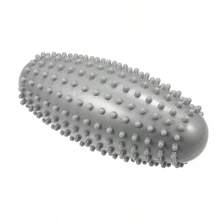 1 pieza Rodillo masajeador de pies con forma de pepino de mar para el fascitis plantar y dolor miofascial del arco del pie - Gris - Ver 5