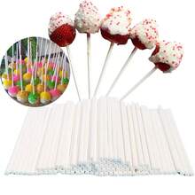 Lollipop Paper Sticks For Professional Candy Making, Baking Class Supplies, Chocolate/Cookie DIY Craft Bundles