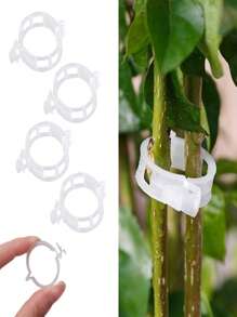 10/100/200pcs Tomato Clips, Plastic Grid Clips, Plant Support Clips, Grape/Tomato Vine Vegetable Plant Garden Support Clips For Healthier Plants