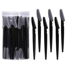 5/10/30/40pcs Unisex Face Razor, Multipurpose Eyebrow Trimmer, Facial Hair Removal Tool, Trimmer With Silicone Protective Cap, Easy And Safe Shaving Knife