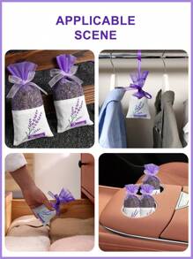 10/20/30/50 Pcs, Lavender Scented Sachet Empty Bag, Lavender Linen Bag, Fabric Freshener Empty Bag, Mesh Fabric Organza Gauze Bag, Wardrobe Aromatherapy Bag - For Dried Flowers Or Aromatherapy, Candy Gift Bag, Purple Mesh Drawstring With Ribbon, Hanging Closet Freshener, Long Lasting Closet Scent, Wardrobe Or Drawer Freshener.