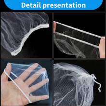 100 Pieces Of Filter Net, Kitchen Sink, Sewer, Vegetable Cleaning Pool, Garbage Separation, Blockage Cleaning, One-Time Cleaning, Floor Drain, Net Bag
