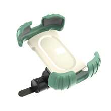 Secure Hands-Free Cycling Accessory - Shockproof Bike Phone Mount For E-Bikes & Motorcycles, Black GPS Holder