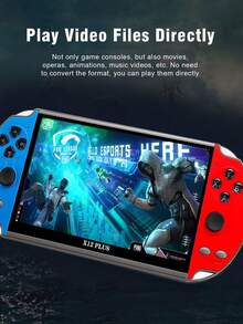 全新多功能掌上游戏机，内置10000款经典复古游戏，10款PS1/GBA/FC模拟器，7英寸大屏幕，支持电视连接，可播放照片/录像/音乐/视频/电子书，复古双摇杆掌上游戏机，节日/生日礼物 - 彩色 - 查看 11