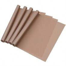 5 件/套可重复使用不粘烘焙纸耐高温烘焙纸糕点烘焙油纸烤架烘焙垫烘焙工具