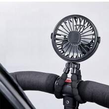 Ventilateur pliable portable multifonctions à 8 branches rechargeable par USB avec lumière LED pour voiture, flexible et sans torsion, 3 vitesses réglables, ventilateur de bureau pour voiture, camping, voyage et diffusion en direct, peut être accroché, posé ou enroulé, ventilateur de refroidissement silencieux pour l'extérieur et le bureau, ventilateur de cou, ventilateur sur pied