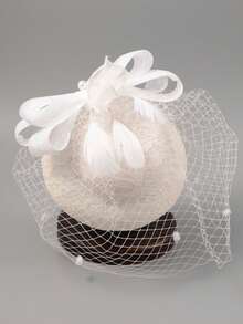 Elegant Wide Brim Fascinators Hats For Women Big Bowknot Formal Occasion Kentucky Cap Lady Wedding Bridal Cocktail Tea Party Dress Flat Top Fedoras Hat,Cocktail Party Women's Elegant Gift Hat - 1063 - View 10